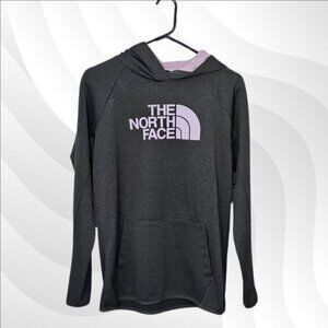 2/$20 The North Face Gray Hooded Sweatshirt Size L Casual Outdoor Hoodie